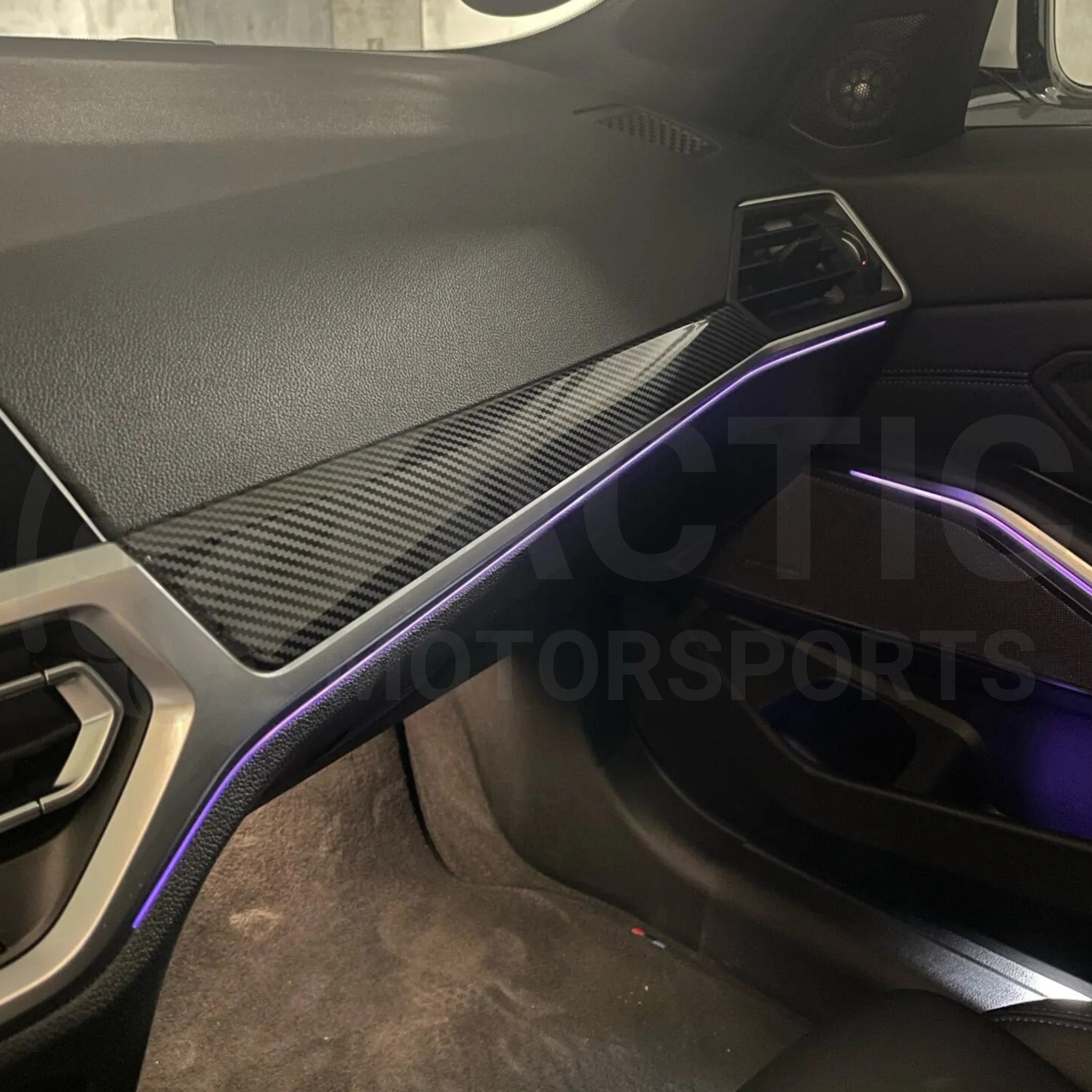 iDrive 7 Carbon Style Interior Trim Kit (Stick On) - G Series